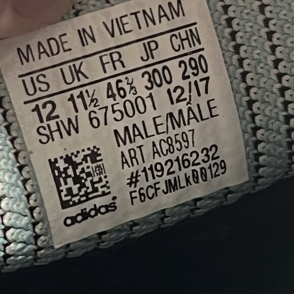 Adidas Parley X NMD CS1 Men\'s Size 12 Blue Spirit Sneakers Shoes AC8597